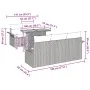 Conjunto de Sofá de Jardín de 6 Piezas con Cojines de , Sofás de exterior - Ref: Foro24-3349274, Precio: 466,91 €, Descuento: %