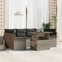 Juego de sofá de jardín Set de 7 Gris Ratán by , Outdoor sofas - Ref: Foro24-3349285, Price: 487,70 €, Discount: -5%%