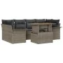 Juego de sofá de jardín Set de 7 Gris Ratán by , Outdoor sofas - Ref: Foro24-3349285, Price: 487,70 €, Discount: -5%%