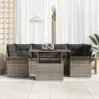 Juego de sofá de jardín Set de 7 Gris Ratán by , Outdoor sofas - Ref: Foro24-3349285, Price: 487,70 €, Discount: -5%%
