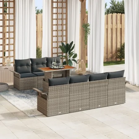 Conjunto de Sofá de Jardín Set de 8 Gris Ratán von , Outdoor-Sofas - Ref: Foro24-3349292, Preis: 564,51 €, Rabatt: -5%%