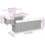Conjunto de Sofá de Jardín Set de 8 Gris Ratán von , Outdoor-Sofas - Ref: Foro24-3349292, Preis: 564,51 €, Rabatt: -5%%