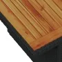 Set de 9 Piezas de Sofá de Jardín con Cojines Negro de Ratán Poliéster Acacia | Foro24.es | Tu tienda online para hogar, jardín y más Foro24.es