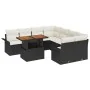 Set de Sofá de Jardín de 9 Piezas con Cojines Negro Ratán | Foro24.es | Tu tienda online para hogar, jardín y más Foro24.es