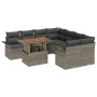Juego de Sofá de Jardín Set de 9 Gris Ratán by , Outdoor sofas - Ref: Foro24-3349313, Price: 601,22 €, Discount: %