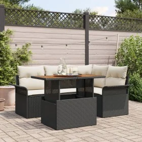 Conjunto de comedor de jardín de 5 piezas con