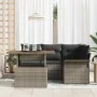 Conjunto de Sofá de Jardín Conjunto de 5 Gris, Marrón, Negro by , Outdoor sofas - Ref: Foro24-3349327, Price: 376,23 €, Disco...