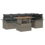 Set de Sofá de Jardín Juego de 6 Gris Ratán by , Outdoor sofas - Ref: Foro24-3349334, Price: 428,62 €, Discount: -5%%