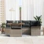 Set de Sofá de Jardín Juego de 6 Gris Ratán by , Outdoor sofas - Ref: Foro24-3349334, Price: 428,62 €, Discount: -5%%
