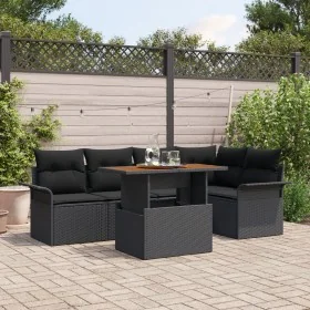 Conjunto de Comedor de Jardín de 6 Piezas con