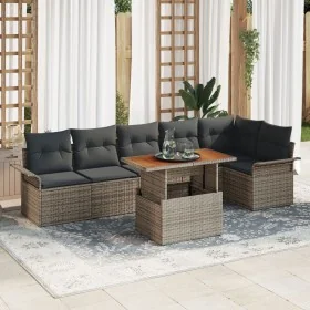 Set de Sofá de Jardín Conjunto de 7 Gris von , Outdoor-Sofas - Ref: Foro24-3349341, Preis: 479,09 €, Rabatt: -5%%