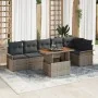 Set de Sofá de Jardín Conjunto de 7 Gris by , Outdoor sofas - Ref: Foro24-3349341, Price: 480,52 €, Discount: %