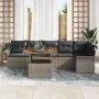 Set de Sofá de Jardín Conjunto de 7 Gris by , Outdoor sofas - Ref: Foro24-3349341, Price: 480,52 €, Discount: %