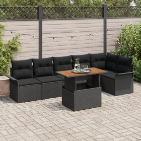 Conjunto de Comedor de Jardín de 7 Piezas con