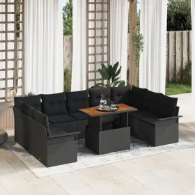 Juego de Comedor de Jardín de 10 Piezas con