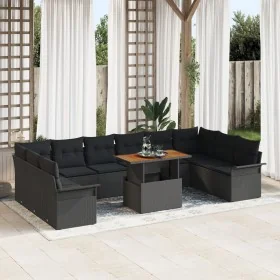 Juego de Comedor de Jardín de 11 Piezas con