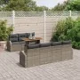 Set de Sofá de Jardín Set de 8 Gris Ratán | Foro24.es | Tu tienda online para hogar, jardín y más Foro24.es