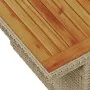 Juego de Comedor de Jardín de 9 Piezas con Cojines Beige Ratán Sintético Acacia | Foro24.es | Tu tienda online para hogar, jardín y más Foro24.es
