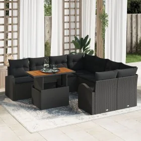 Juego de Comedor de Jardín de 9 Piezas con