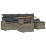 Set de Sofá de Jardín Set de 6 Gris Ratán Set de Comedor Exterior de , Sofás de exterior - Ref: Foro24-3349572, Precio: 395,4...