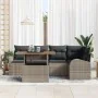 Conjunto de Sofá de Jardín Set de 6 Gris by , Outdoor sofas - Ref: Foro24-3349586, Price: 418,14 €, Discount: -5%%