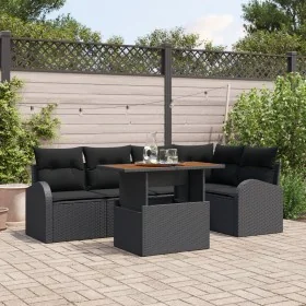 Conjunto de Comedor Jardín de 6 Piezas con