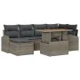 Conjunto de Sofás de Jardín 7 Piezas Gris Ratán Sofá de Jardín by , Outdoor sofas - Ref: Foro24-3349607, Price: 459,16 €, Dis...