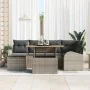 Conjunto de Sofás de Jardín 7 Piezas Gris Ratán Sofá de Jardín by , Outdoor sofas - Ref: Foro24-3349607, Price: 459,16 €, Dis...