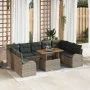 Juego de Sofá de Jardín Set de 10 Gris Polirratán von , Outdoor-Sofas - Ref: Foro24-3349628, Preis: 640,62 €, Rabatt: -5%%