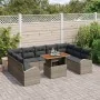 Juego de Sofá de Jardín Set de 10 Gris Polirratán von , Outdoor-Sofas - Ref: Foro24-3349628, Preis: 640,62 €, Rabatt: -5%%