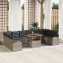 Juego de sofá de jardín Conjunto de 11 Gris Ratán von , Outdoor-Sofas - Ref: Foro24-3349635, Preis: 700,97 €, Rabatt: -5%%