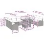 Juego de sofá de jardín Conjunto de 11 Gris Ratán von , Outdoor-Sofas - Ref: Foro24-3349635, Preis: 700,97 €, Rabatt: -5%%