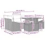 Juego de Sofás de Jardín Set de 7 Negro by , Outdoor sofas - Ref: Foro24-3349792, Price: 496,27 €, Discount: %