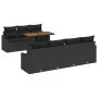 Set de Sofá de Jardín Set de 8 Negro Poliratán | Foro24.es | Tu tienda online para hogar, jardín y más Foro24.es