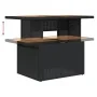 Conjunto de Sofás de Jardín Set de 7 Negro Ratán by , Outdoor sofas - Ref: Foro24-3349848, Price: 493,87 €, Discount: -5%%