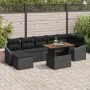 Set de Sofá de Jardín Set de 8 Negro Ratán Poliéster von , Outdoor-Sofas - Ref: Foro24-3349869, Preis: 537,75 €, Rabatt: -5%%