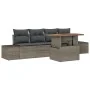 Conjunto de Sofá de Jardín Set de 5 Gris, Marrón (Ratan) by , Outdoor sofas - Ref: Foro24-3349894, Price: 366,53 €, Discount:...