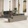 Juego de Sofá de Jardín Juego de 7 Gris Mimbre by , Outdoor sofas - Ref: Foro24-3349908, Price: 549,04 €, Discount: -5%%