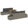 Juego de Sofá de Jardín Juego de 7 Gris Mimbre by , Outdoor sofas - Ref: Foro24-3349908, Price: 549,04 €, Discount: -5%%