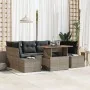Juego de Sofá de Jardín Set de 7 Gris, Ratán von , Outdoor-Sofas - Ref: Foro24-3349915, Preis: 500,40 €, Rabatt: -5%%