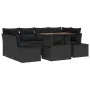 Juego de Sofás de Jardín Juego de 7 Negro Poliratán von , Outdoor-Sofas - Ref: Foro24-3349918, Preis: 519,05 €, Rabatt: -5%%