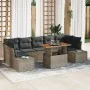 Conjunto de Sofá de Jardín Set de 8 Marrón, Gris by , Outdoor sofas - Ref: Foro24-3349929, Price: 566,35 €, Discount: -5%%