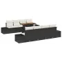 Juego de Sofá de Jardín Conjunto de 7 Negro by , Outdoor sofas - Ref: Foro24-3349935, Price: 634,62 €, Discount: -5%%