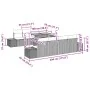 Conjunto de Sofás de Jardín Juego de 7 Marrón Ratán by , Outdoor sofas - Ref: Foro24-3349936, Price: 666,48 €, Discount: -5%%