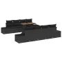 Juego de Sofá de Jardín Set de 7 Negro Ratán y Cojines de Tela by , Outdoor sofas - Ref: Foro24-3349939, Price: 664,91 €, Dis...