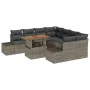 Conjunto de Sofá de Jardín Juego de 9 Gris Poliratán von , Outdoor-Sofas - Ref: Foro24-3349943, Preis: 608,96 €, Rabatt: -5%%