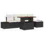 Conjunto de Sofá de Jardín 6 Piezas Negro Ratán Sofá de Exterior von , Outdoor-Sofas - Ref: Foro24-3349949, Preis: 405,39 €, ...