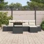 Conjunto de Sofá de Jardín 6 Piezas Negro Ratán Sofá de Exterior von , Outdoor-Sofas - Ref: Foro24-3349949, Preis: 405,39 €, ...