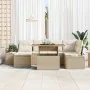 Juego de Sofá de Jardín Set de 7 Beige Rattan by , Outdoor sofas - Ref: Foro24-3349987, Price: 542,82 €, Discount: -5%%
