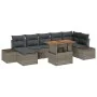Set de Sofá de Jardín Set de 8 Gris Ratan by , Outdoor sofas - Ref: Foro24-3349992, Price: 534,63 €, Discount: -5%%